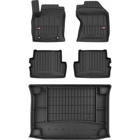 SET 3D Alfombrillas de goma y alfombrilla Ford Focus Mk1 hatchback 1999-2006 (1/5)