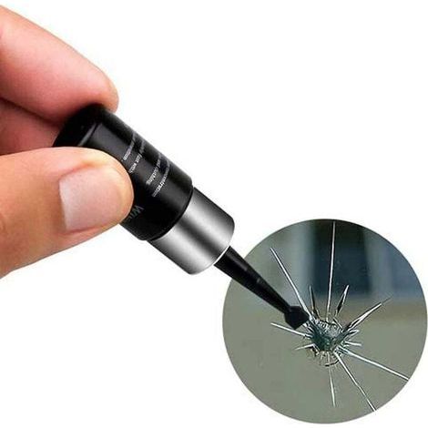 Windschutzscheiben-Reparaturset – Nano-Harz für Verbundglas im Auto – Repariert Risse und Absplitterungen bis zu 25 mm – 1 Stück (1/5)