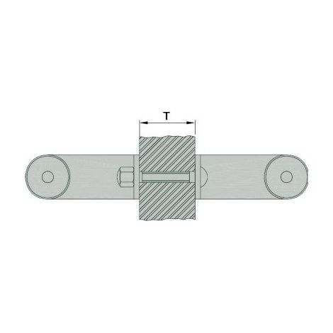 Kws 8A10 Fissa Maniglia 10 P-M6 Pourws Per Glas (1/3)