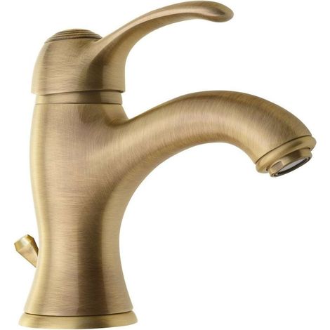 Sapho Kirké - Grifo de lavabo con desagüe, bronce KI02B