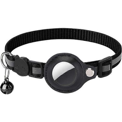 Leuchtendes Hundehalsband mit Airtag-Unterstützung, phosphoreszierendes Schutzgehäuse für GPS-Tracker, Anti-Verlust-Halsband für Haustiere, kompatibel mit Airtag.