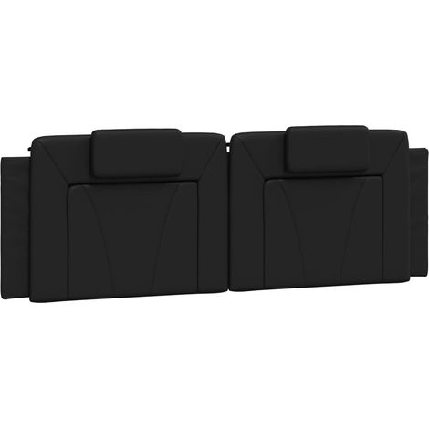 Maison Exclusive - Coussin de tête de lit Viana noir 160 cm similicuir