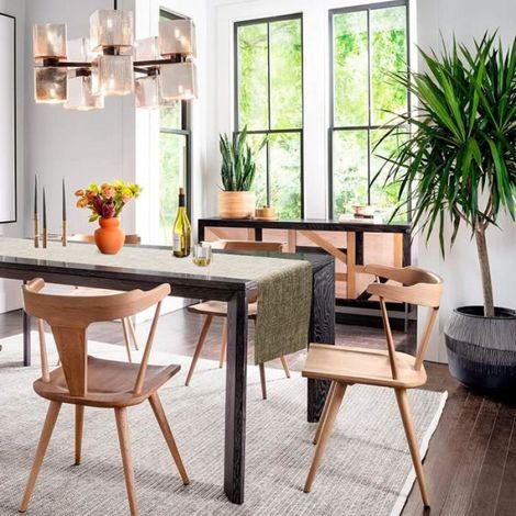 Chemin de Table - 180x30cm - PVC Rétro - Lavable - Élégant - Marron (1/4)