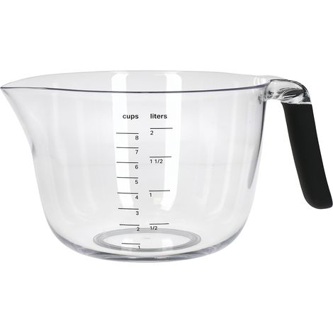 KitchenAid Bol para Medir y Mezclar con Asa Apto para Lavavajillas 8 Tazas (2L) – Negro (1/2)