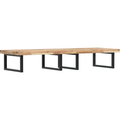 Maison Exclusive - Waschbeckenregal Wandmontage Stahl und Akazien