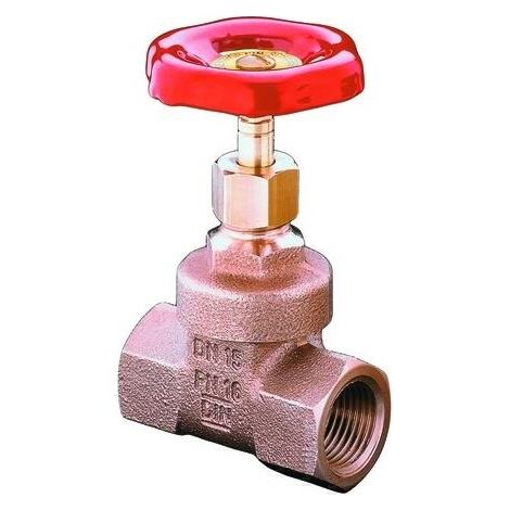 OVENTROP Vanne à guillotine Hygate ATR avec filetage intérieur PN 25 DN 40, G 1 1/2, bronze rouge, 1043012 (1/3)