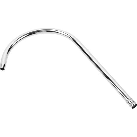 Tube de robinet coudé en acier inoxydable argenté, accessoire pour robinet de cuisine, installation simple avec débit d'eau pratique Plusieurs styles (1/5)