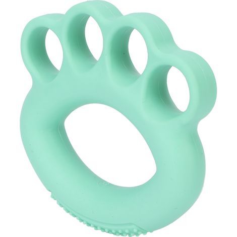 Appareil de renforcement de la force de préhension pour soulager les crampes et prévenir les glissements. Exerciceur à quatre doigts vert 40 lb (1/5)