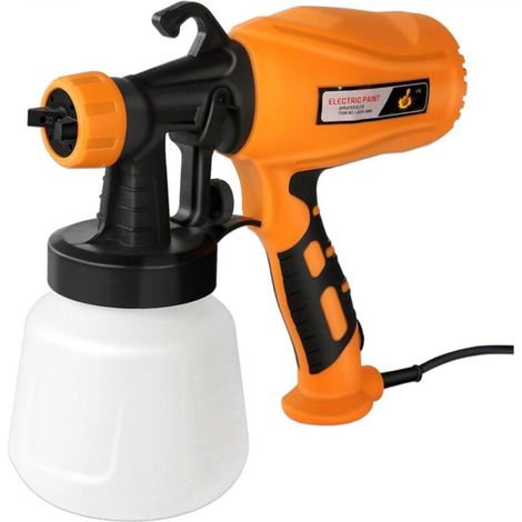 Electric paint sprayer, 500W HVLP, 900ML, easy to clean, paint sprayer for walls, ceilings and fences (1/5)