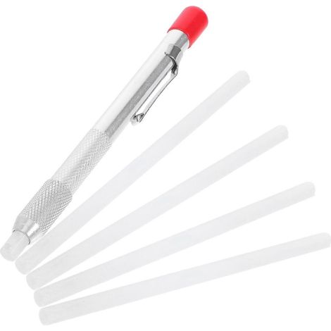 jeu de crayons en stéatite industrielle pour le soudage et la fabrication métallique. Outil de marquage durable pour l'acier, permettant des lignes précises pour les projets de construction et de menu (1/4)