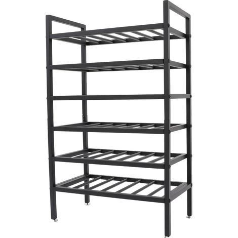 Bodega para vinos, construcción metálica, 6 estantes, capacidad para 36 botellas, dimensiones 603095 cm, capacidad de carga 50 kg. (1/5)