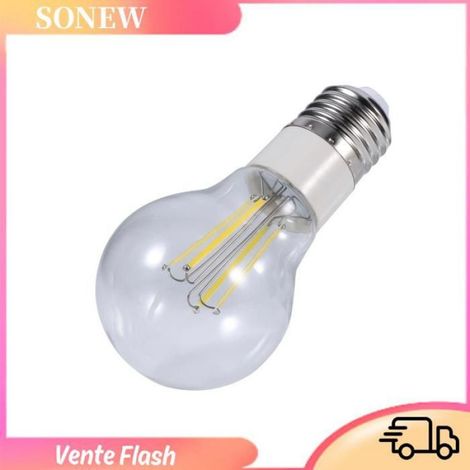 Sonew Ampoule LED E27 12V Filament, ultra-lumineuse, écoénergétique, installation facile (1/5)