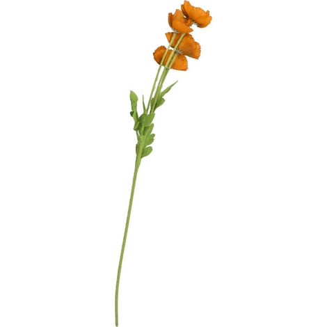 Fausse Fleur Artificielle Décorative Orange et Jaune pour Salon, Mariage et Décoration Intérieure