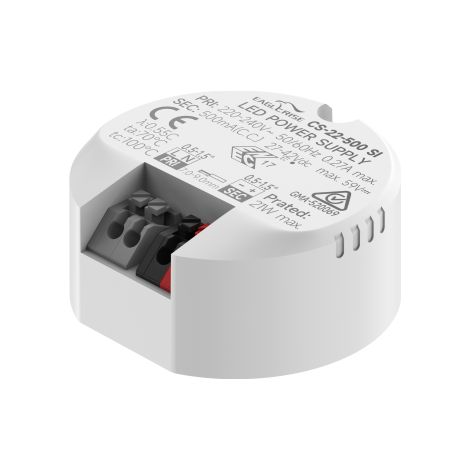 Transformateur LED ON/OFF 500mA 22W Flicker free EagleRise CS-22-500 SI