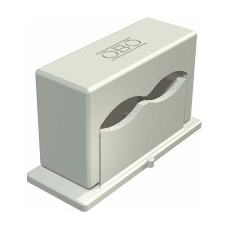 OBO Bettermann Fascetta ISO a pressione per 2 cavi 6-16mm polistirolo grigio chiaro RAL 7035, 2115018