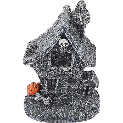 1 Stück kleines Haus im Halloween-Stil für Halloween-Dekorationen