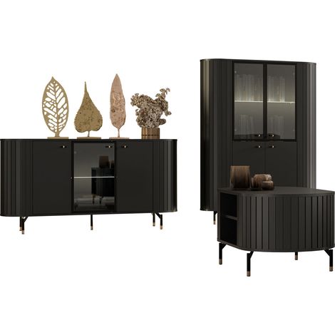Conjunto de salón Novmono 111, Negro