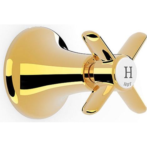 TRES 24215502OR TRES CLASIC Llave De Paso Empotrada Color Oro 24K - ref: 24215502OR