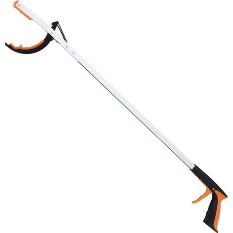 Herramienta de alcance extra larga de 88 cm, garra de aluminio ligera
