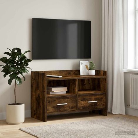 TV-Schränk 71,5 x 33 x 47 cm Geräucherte Eiche Holzwerkstoff (1/5)