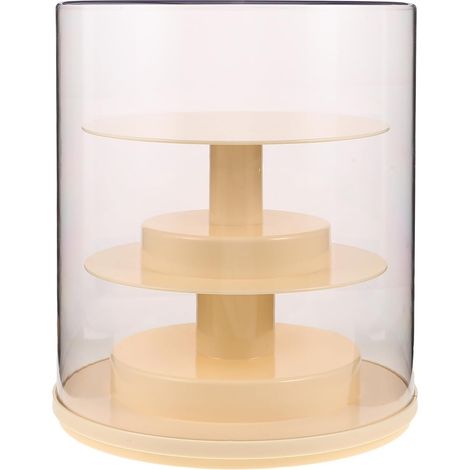 Vitrine Transparente pour Figurines Boîte de Rangement Anti-poussière Présentoir Rotatif pour Maquettes et Statues Coffret de Stockage pour Collection (1/5)