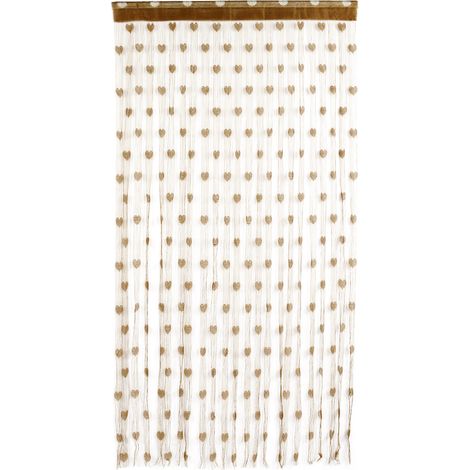 Rideau Fenêtre - 100 % Polyester - 1 x 2 m - Pour Chambre À Coucher Salon Hôtel - Brun Foncé (1/5)