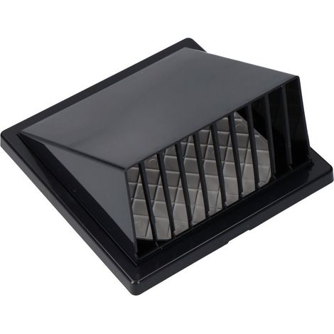 Rejilla ventilación con campana abs ø 125mm gris antracita (1/3)