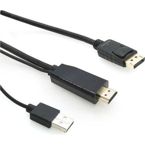 Convertisseur MicroConnect HDMI DisplayPort 1 m