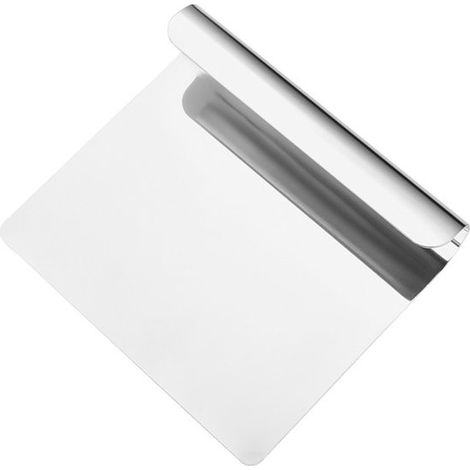 Spatola da cucina multifunzionale in acciaio inox 304, 12 x 14 cm, per tagliare verdure, raschiare la pasta e come spatola per cucinare. (1/5)