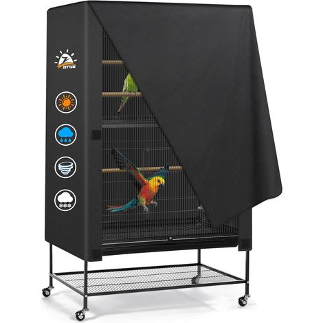 Housse de protection imperméable pour grande cage à oiseaux, bâche de protection extérieure résistante aux intempéries, tissu Oxford 600D haute durabilité (1/5)