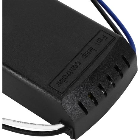 Control de ventilador de techo WiFi con receptor, 3 niveles de velocidad y control de luz ABS. (1/5)