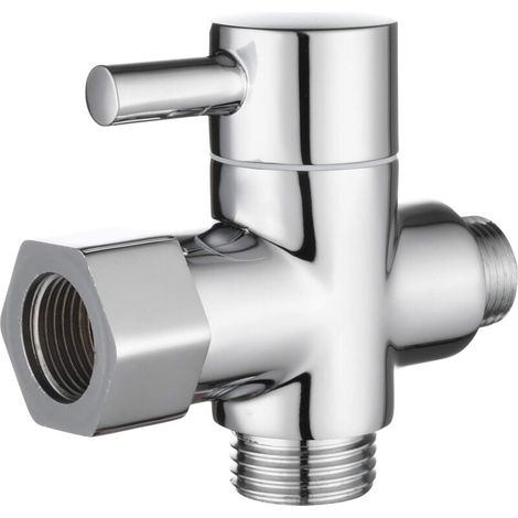 3-Wege-Umstellventil aus massivem Messing, 3/8"-Anschluss für WC - Fei Yu