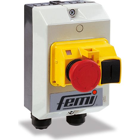 Panel de control + Interruptor de parada de emergencia Carretes FEMI 450-850 W trifásicos - 7800208