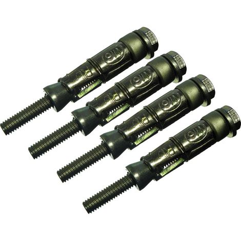 One Stop DIY Boulon d'ancrage à manche lâche M6 65 mm Longueur 12 mm Protection 8.8 Acier YZP