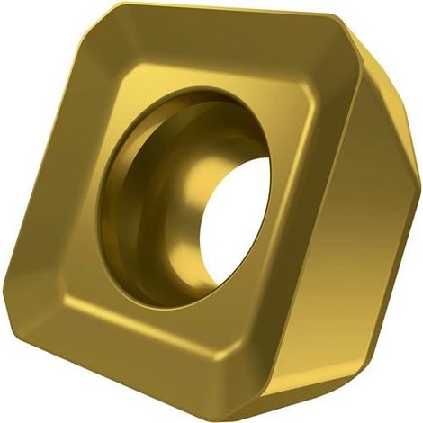 Fräswendeschneidplatte ISO SNKT 1205AZSR-M:M8330 D.5,2mm PVD beschichtet Gold (1/2)
