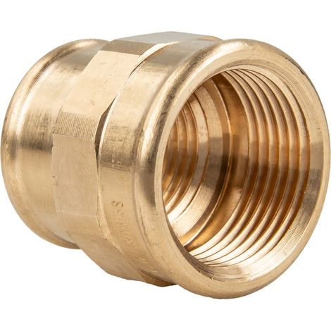 Viega Muffe 267520 Rp 1 1/2 x Rp 1, Rotguss, reduziert (1/5)