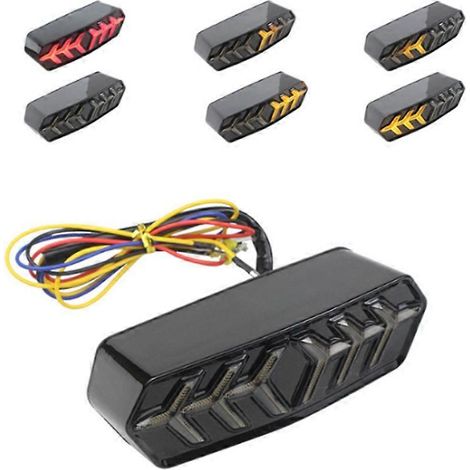 Feu arrière LED avec clignotants et feu stop pour moto GROM MSX125 CBR650F (1/5)