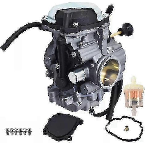 Carburateur pour Yamaha Big Bear 350 YFM350FH YFM350 1996-2005 Argent et Noir ABS+ (1/5)