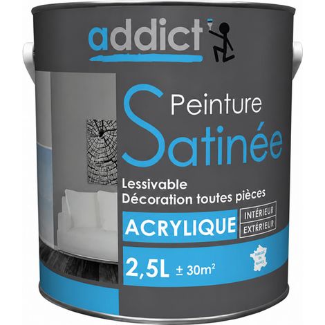 Pintura acrílica satinada de 2,5 litros para hormigón - Addict