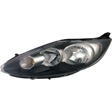 Phare avant gauche H7/H1 fond noir Ford Fiesta MK6 phase 1 2008-2012