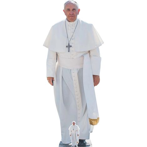 Figurine en carton Pape François Haut 176 cm