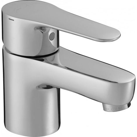 Jacob Delafon – Mitigeur de lavabo July – Finition chromée – Tirette latérale – Limiteur de température – Limiteur de débit – E160274CP (1/7)