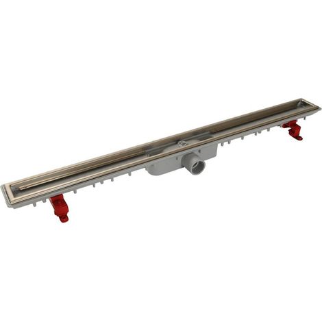 Caniveau de douche Docia Nicoll faible hauteur sans grille - 50x890mm