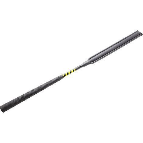 Nero e Nero - Frustino manico lungo bicolore con puntale imbottito lunghezza 65 cm