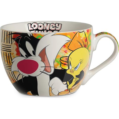 Egan Tazza Collezione Warner Bros Looney Tunes. Tazza da Colazione di Titti&Silvestro in New Bone China e capienza 480 ml. La referenza è: 116002. (1/3)