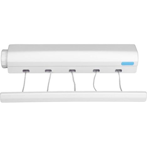 Wall Mounted Clothes Airer, Retractable Clothes Line Outdoor, Indoor Wall Mounted Clothes Airer, Retractable Garment Storage Organization (1/5)