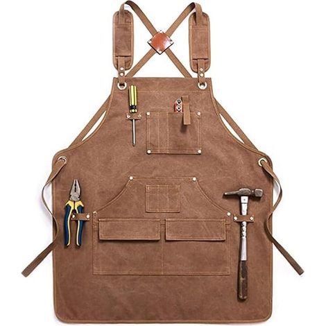Tabliers de travail, Tabliers for hommes, tabliers de travail for avec poches dieu kvalitet tablier atelier porte-outils réglable for menuisier mécanicien (1/5)
