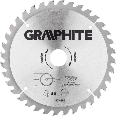 Lame de scie Widia, 205 x 30 mm, 36 dents (1/2)