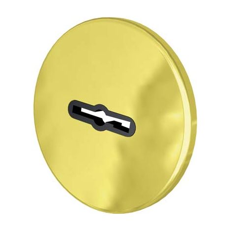 MOSTRINA TONDA DOPPIA MAPPA 30 CR  OTTONE MM 60