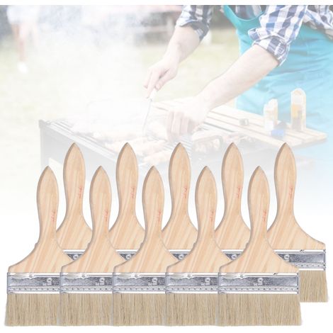 Set mit 10 multifunktionalen Bürsten mit 12,5 cm langen synthetischen Borsten (1/5)